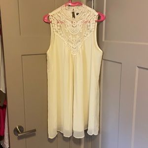 Off white dress with embroidery from Atmosphere